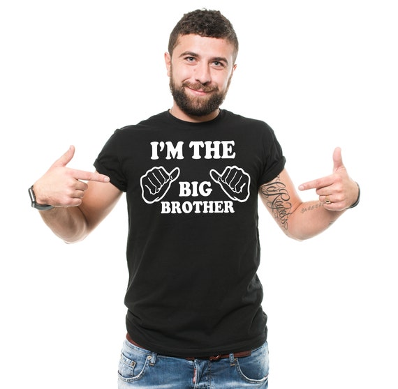 I'm the Big Brother Shirt: Funny Graphic Tee, Gift for Brother - Etsy