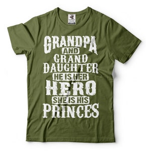 Grandpa And Granddaughter T-Shirt Gift From Granddaughter For Grandpa Mens Funny Shirt Grandpa Shirts Grandfather Gift Tee Shirt For Him