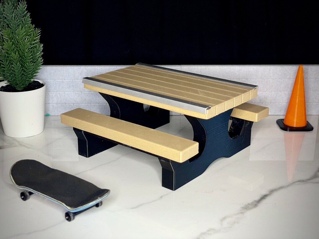 Fingerboard Picnic Table 3D Printed Picnic Table With Etsy