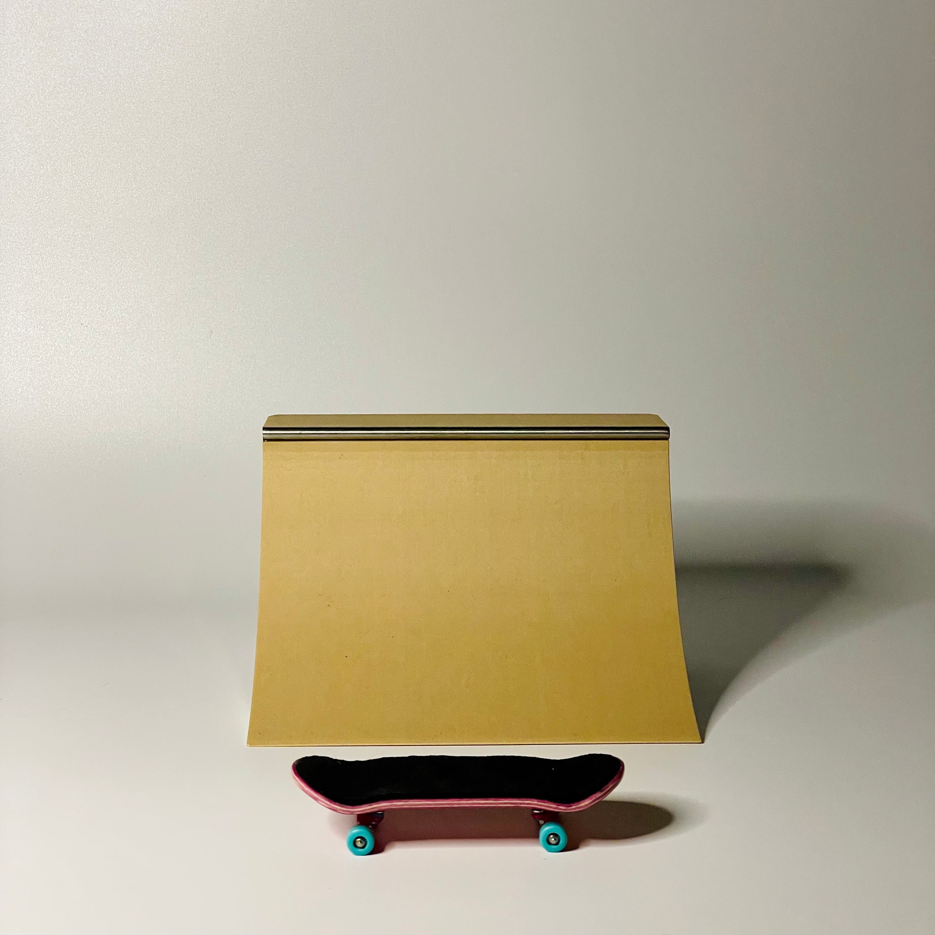 Fingerboard Quarter Pipe wood 3D Printed Quarter Pipe With Stainless