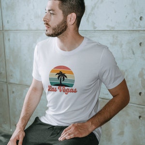 Las Vegas Retro Bella Canva Soft T-shirt