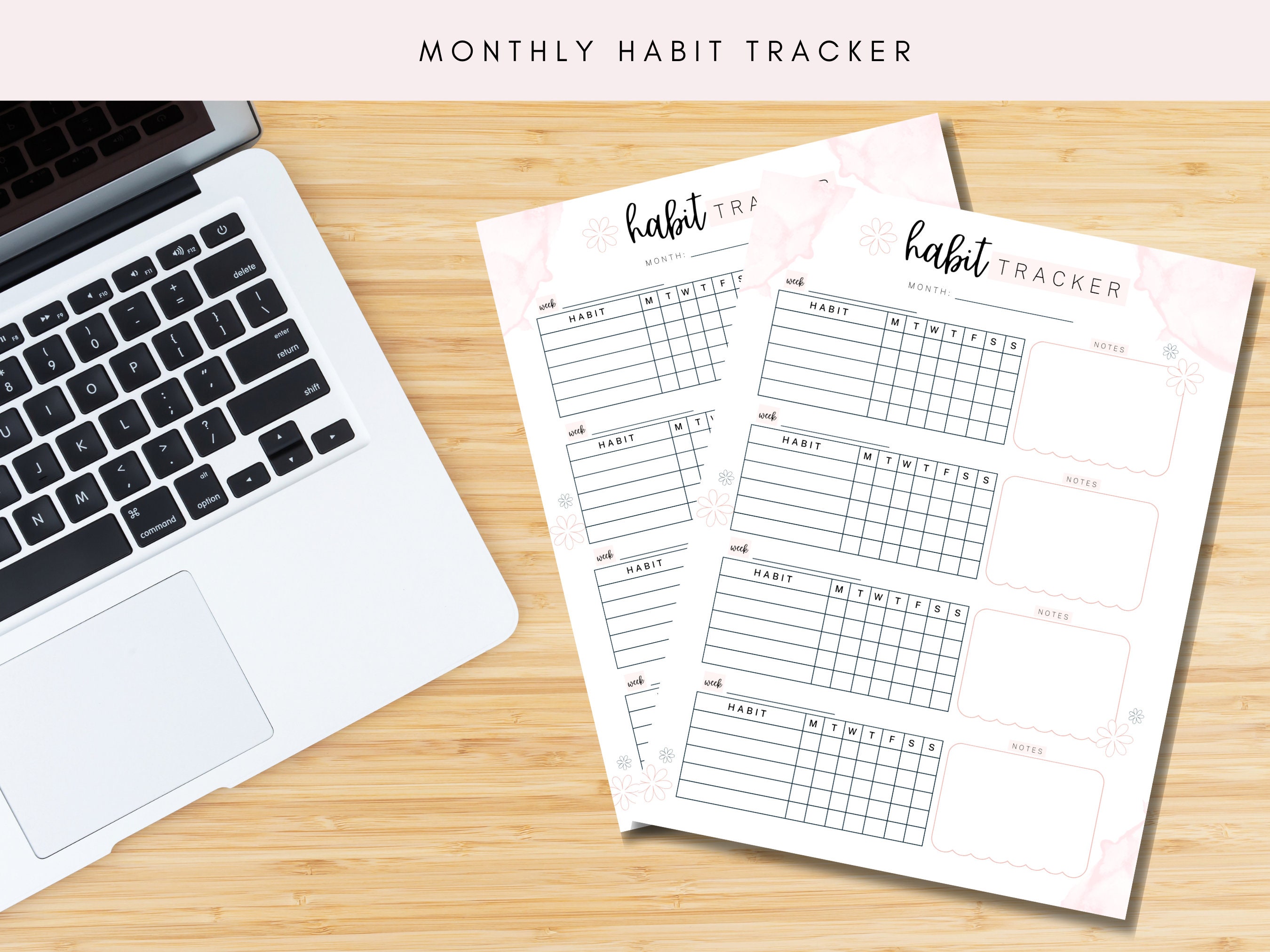 Habit Tracker|printable Monthly Habit Tracker|happy Planner Habit ...