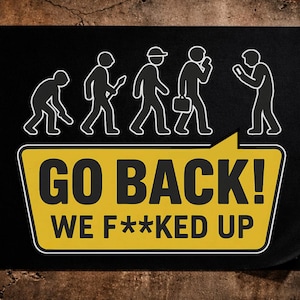 Diseño de camiseta de evolución divertida: meme sarcástico (descarga digital PNG, JPG, PDF)