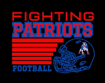 Fighting Patriots Football Logo PNG