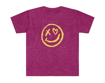 Heart Eye Smiley Unisex Softstyle T-Shirt