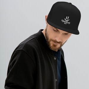 Namaste Brah Flat Bill Trucker Cap