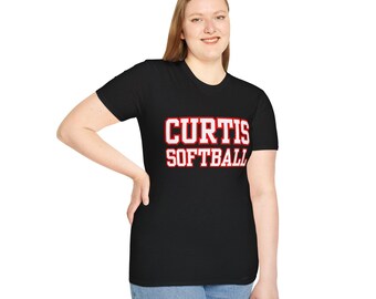 Curtis Softball Unisex Softstyle T-Shirt