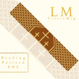 Bead Bracelet Pattern, Cross Bracelet Pattern, Loom Pattern Beading Loom Patterns, Woven Bracelet, Seed Bead Patterns Loom Bracelet Pattern