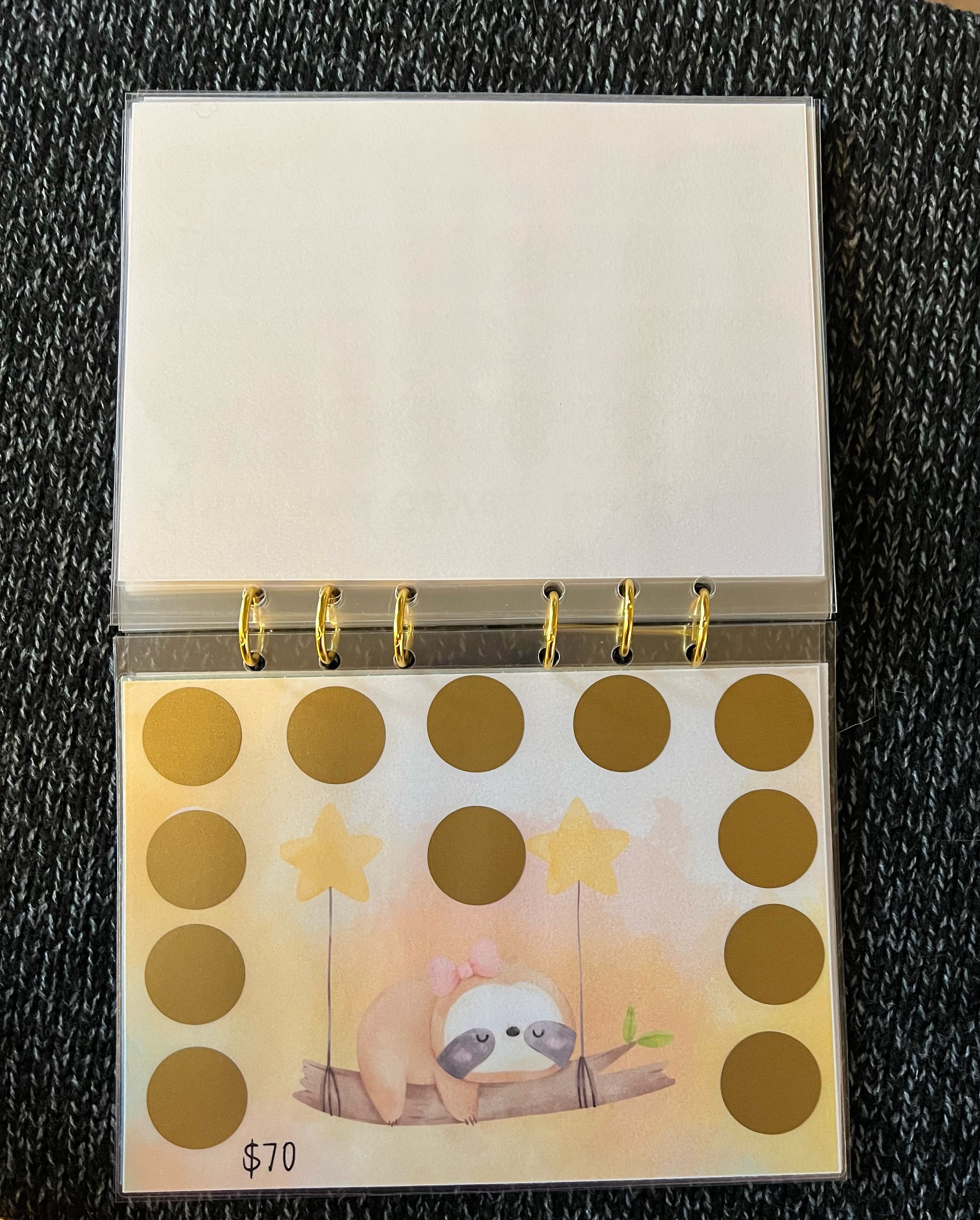 Sloth Savings Challenge Binder 11 Challenges in One Save Over 700 - Etsy