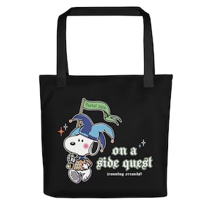 Bufón Snoopy - Misión secundaria - Haciendo recados - Bolso de mano con diseño de tatuaje tradicional