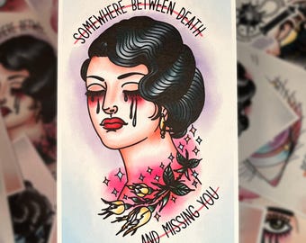 Charmer "Slumber" - Band Art Print - Traditional Tattoo Flash