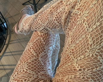 ALMA PANTS パターン、かぎ針編みパンツパターン、パンツパターン、かぎ針編みドレスパターン、かぎ針編みパターン、ドレスパターン