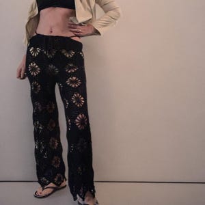 ZOE PANTS PATTERN, crochet pants pattern, granny squares pants, pants pattern, granny squares pants pattern, crochet pattern, pants