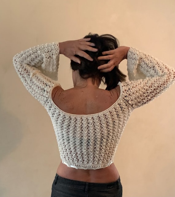 Heart Crop Top Crochet Patter - Etsy
