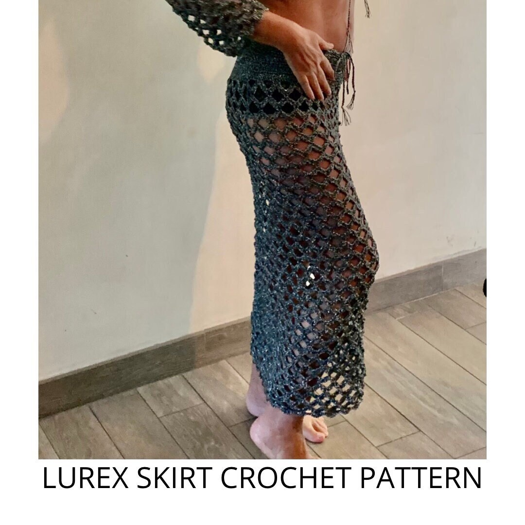 Lurex Skirt CROCHET PATTERN Canada