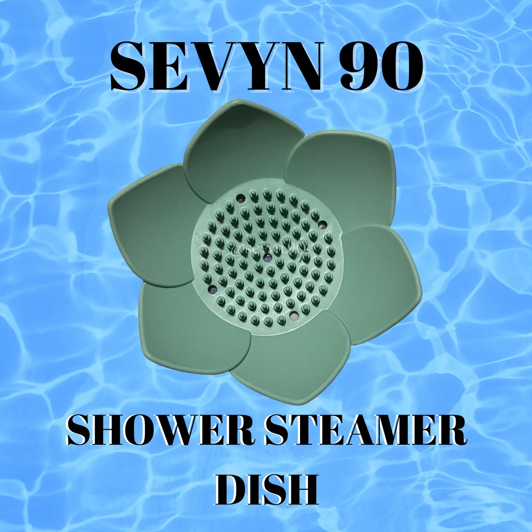 Green Shower Steamer Dish Shower Steamer Tray Soap Dish Spa Gift Self