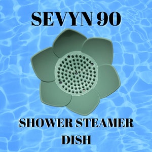 Green Shower Steamer Dish | Shower Steamer Tray | Soap Dish | Spa Gift | Self Care