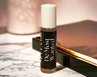 De Most Wanted Cologne Oil Impression: Alcohol-Free Roll On Masculine Scented Oil, Luxury Fragrance