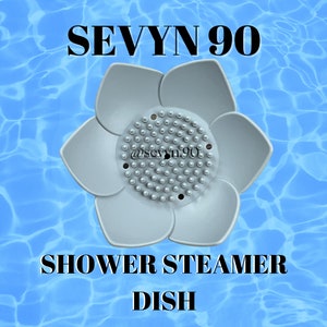 Gray Shower Steamer Dish | Shower Steamer Tray | Soap Dish | Spa Gift | Self Care