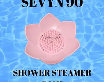 Pink Shower Steamer Dish | Shower Steamer Tray | Soap Dish | Spa Gift | Self Care