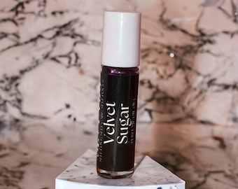 Velvet Sugar Perfume Oil Impression: Alcohol-Free Roll On Scented Oil, Luxury Fragrance