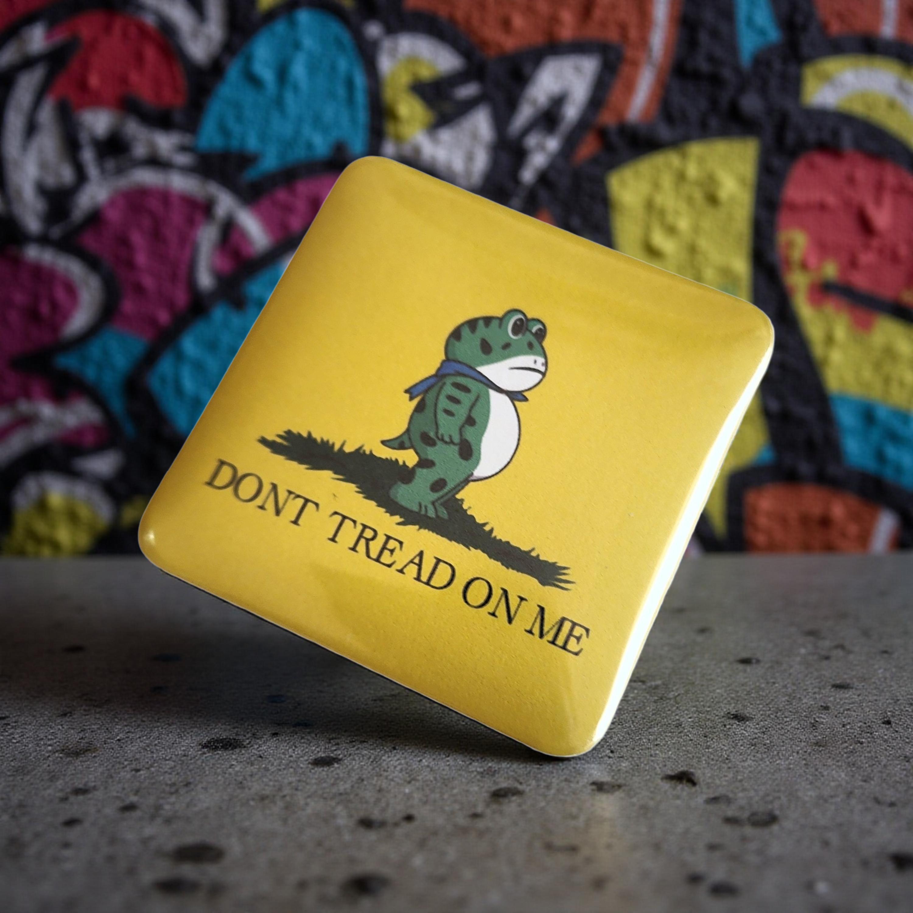 Don't Tread on Me Portland ICE Protest Frog - Antifa/anti-fascist