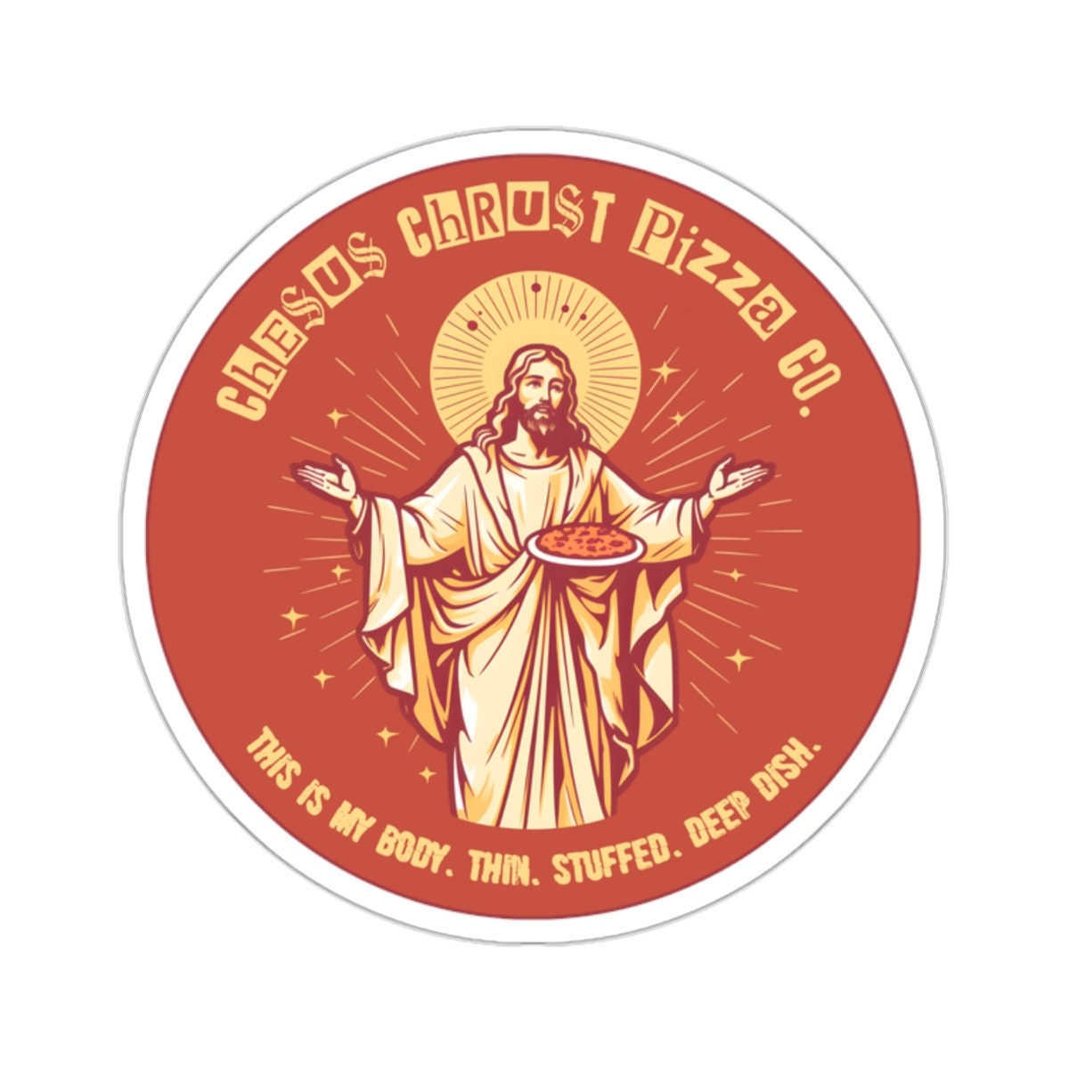 Funny Jesus Christ Embroidered Patch Iron Patches For Clothing