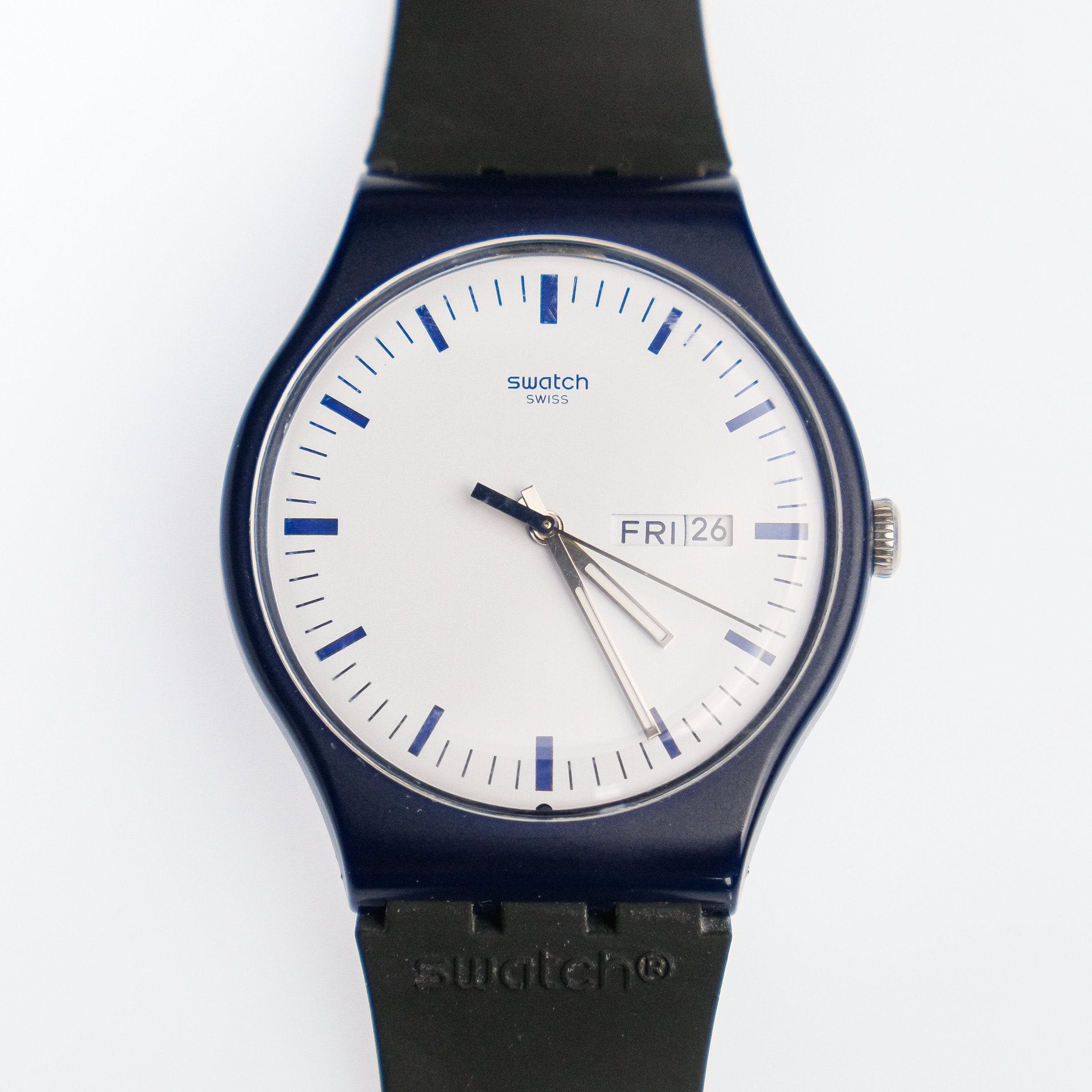 Swatch Gent - SUON709 - Bellablu - Black Strap Disney Keith 