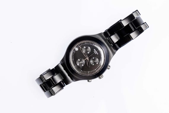 Swatch Irony Diaphane Chrono 2011- SVCF4000AG - Blooded Smoky