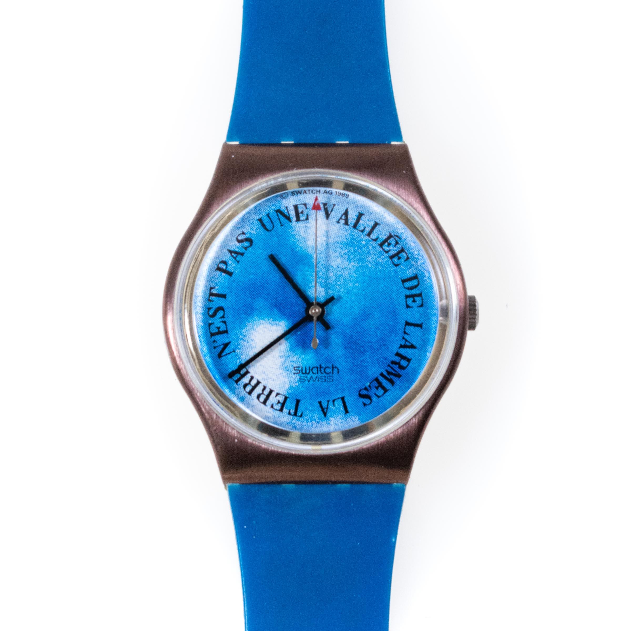 Swatch Gent 1989 - GX112 - Croque Monsieur by Salvador Dalì - New