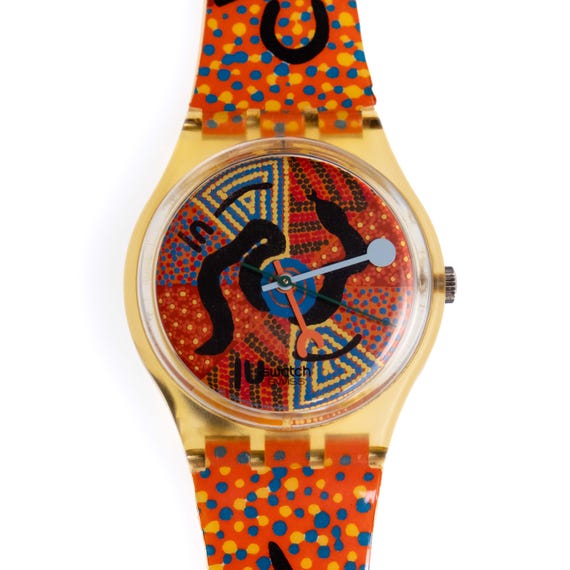 Swatch Special 1996 - GJ116 - Vanayarra Tjukurrpa by Bridget Mutji 