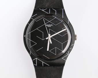 Swatch Standards - SUOB161 - Cnosso - Cinturino nero - Usato Ricondizionato