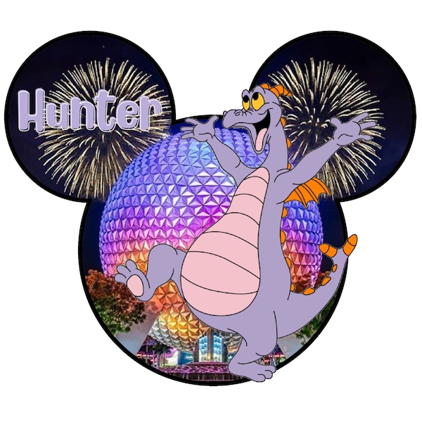 Imán de puerta de Disney Cruise Figment