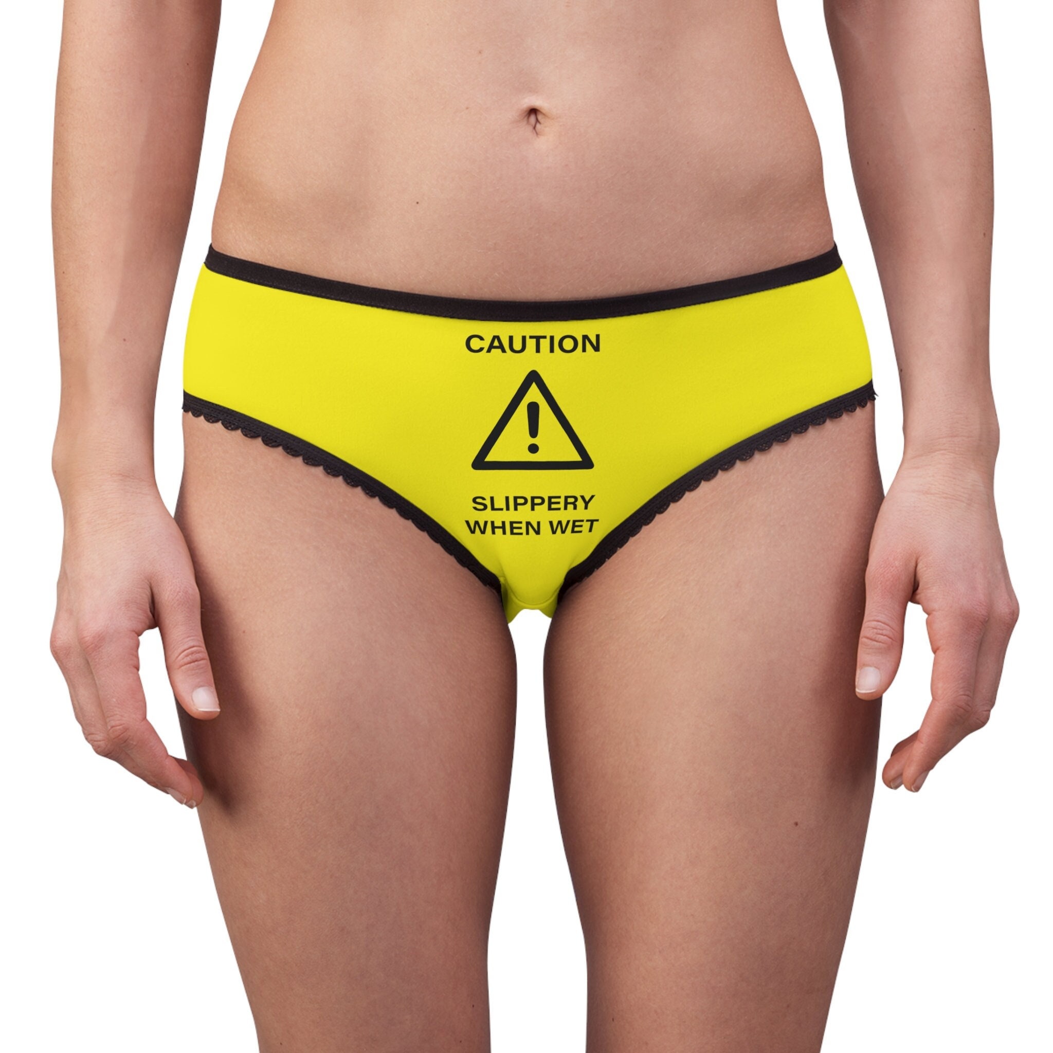 Caution Slippery When Wet Ladies Underwear