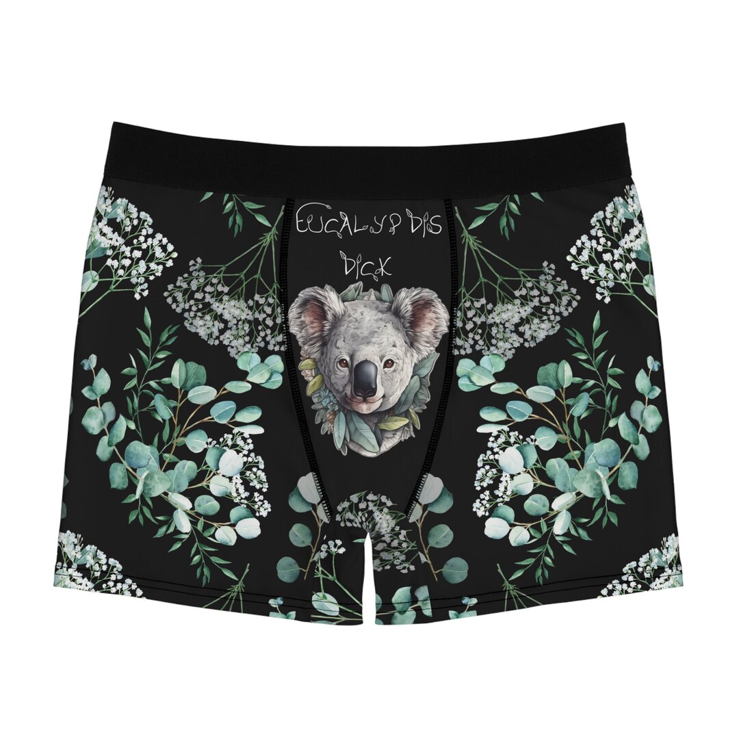 Men's Underwear Graphic Plant Print Koala Bear Etsy