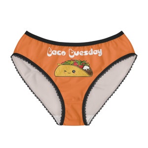 Funny Underwear | Naughty Lingerie | Naughty Panties | Taco Tuesday | Tacos | Women&#39;s Underwear | Naughty Underwear | Funny Lingerie