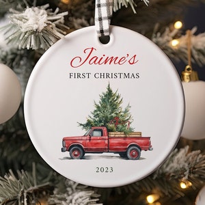 Baby&#39;s First Christmas Ornament - Personalized Baby Ornament - Boy&#39;s Christmas Ornament 2023