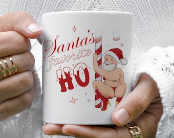 Santa's Favorite Ho Christmas Mug - Funny Christmas Gift