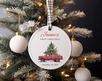 Baby's First Christmas Ornament - Personalized Baby Ornament - Boy's Christmas Ornament 2025