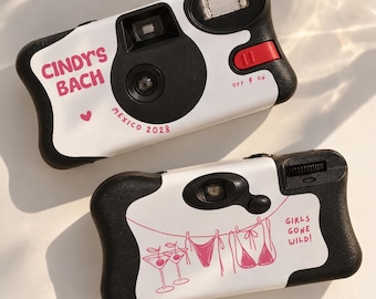Custom WRAP ONLY | Kodak Disposable Camera Custom Wraps | Kodak FunSaver Disposable Camera | Camera Not Included | Bachelorette Party