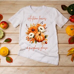 Jesienne liście i dynie – pobierz cyfrową wersję jesienną do dekoracji sezonowych