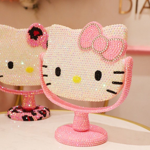 Bling Hello Kitty Makeup Mirror Handmade