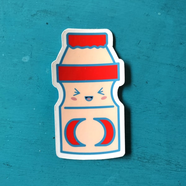 Japanese probiotic yogurt drink  - 3" Vinyl Stickers