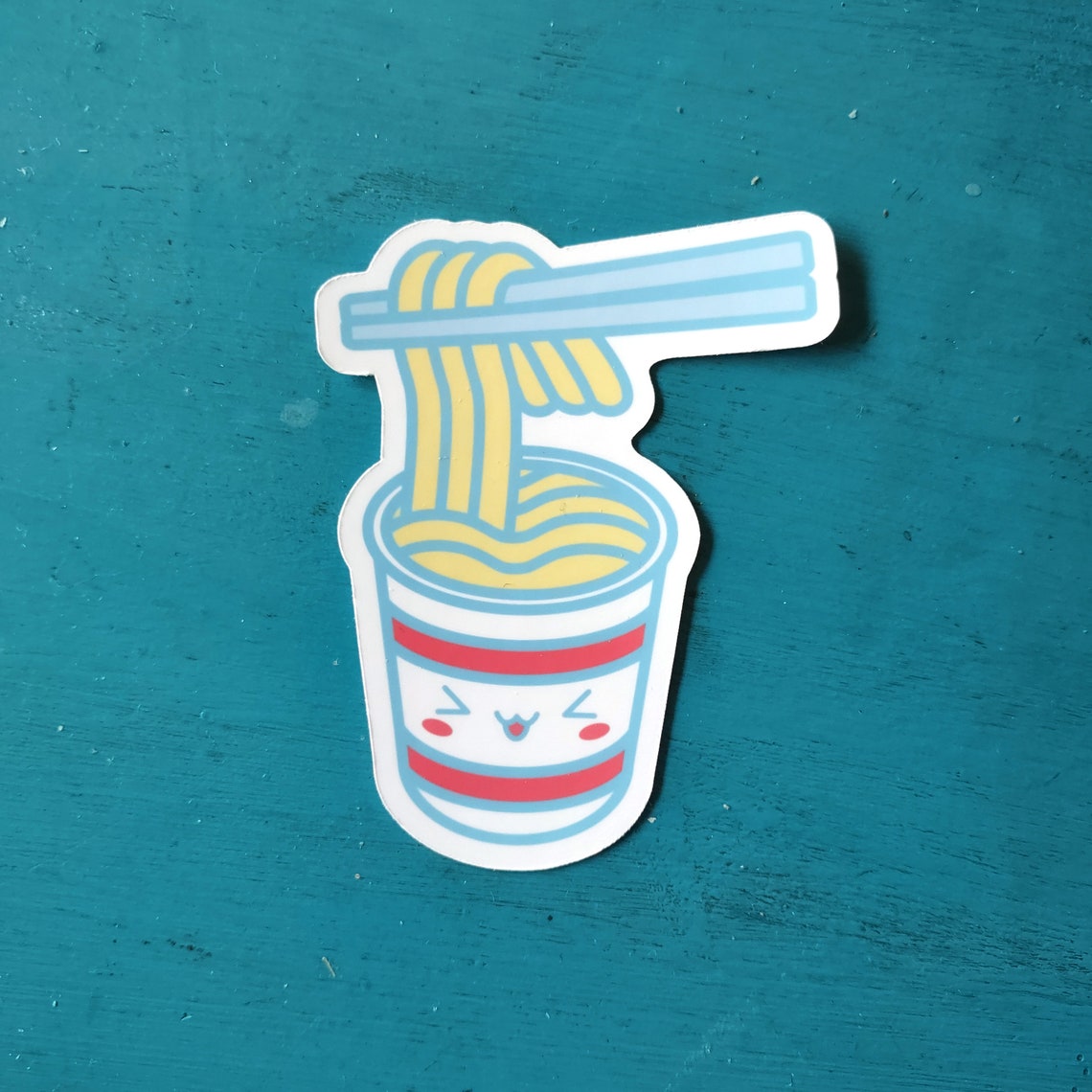 Instant Ramen Cup of Noodles 3 Vinyl Stickers Etsy