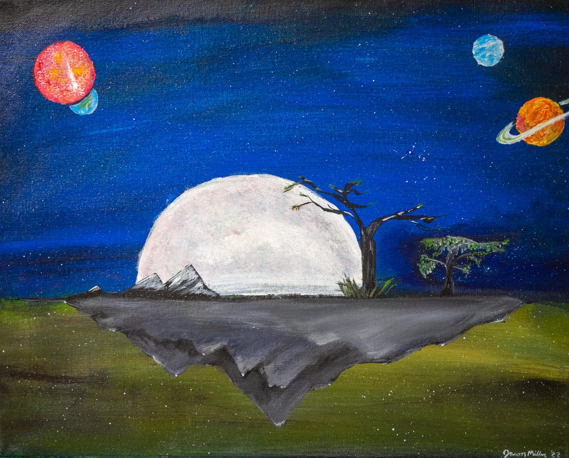 Upside Down | Surreal Floating Landscape - Etsy