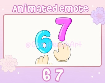 6-7 Meme Animated Emote | Streamer | Twitch | Discord | YouTube | 67 Emote