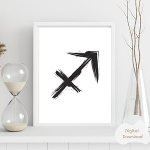 Sagittarius Printable Art Zodiac Wall Art Printable Wall Art Astrology Gifts for Sagittarius Prints Zodiac Prints Astrology Prints