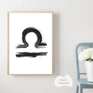 Libra Printable Wall Art Zodiac Libra Wall Art Printable Wall Art Astrology Gifts For Libra Prints Zodiac Prints Libra Sign Astrology Art