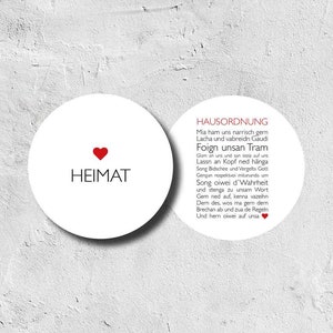 Bierdeckel Hausordnung| Bierfuizl | Bierdeckelpappe