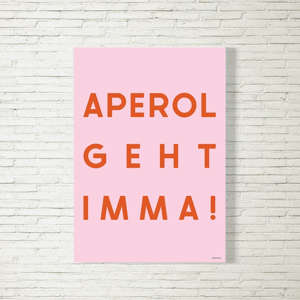 Poster Aperol geht imma!